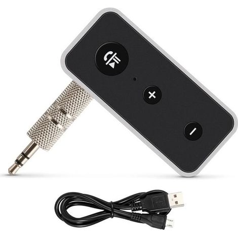 Prise allume cigare,Adaptateur Bluetooth X6 pour voiture,sans fil,5.0mm,prise Aux,récepteur Audio stéréo,pour - Type 5.0 (1/4)