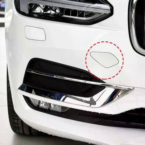 Copertura gancio traino paraurti anteriore, occhiello di traino per accessori VOLVO S90 V90 2017 2018 2019 39839818 31333227 Lato destro passeggero (1/5)
