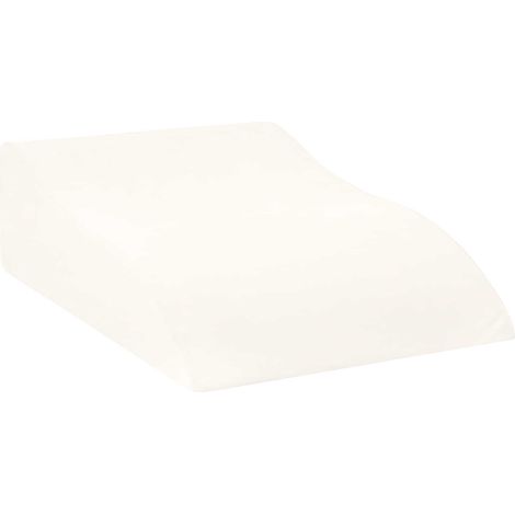 Leg Pillow White 68 x 40 x 18 cm PU Foam vidaXL