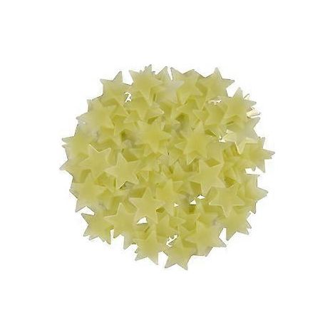 Gardiens de la Nuit Étoilée, Stickers Muraux pour Chambres d'Enfants, Étoiles Fluorescentes 3D Auto-Lumineuses, Créent une Atmosphère Apaisante et Magique (1/5)