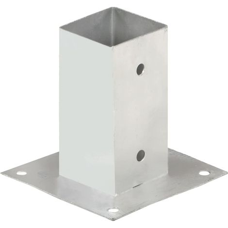 Maison Exclusive - Ancres de poteau 4 pcs Métal galvanisé 71 mm (1/5)