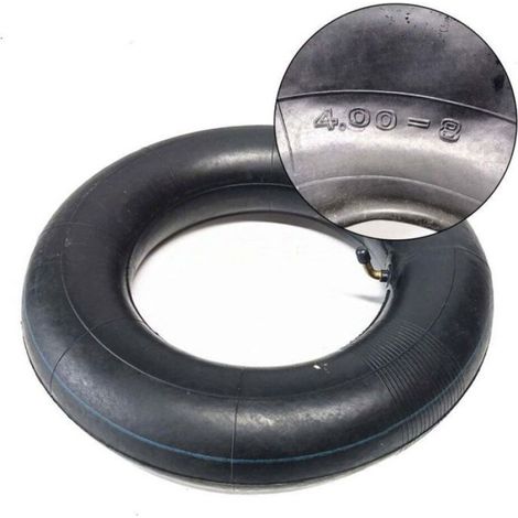 Chambre à air pour chariot -  - Caoutchouc durable - Dimensions 4.00-8 et 4.80-8 - Modèle 4.80/4.00-8 - Noir (1/5)