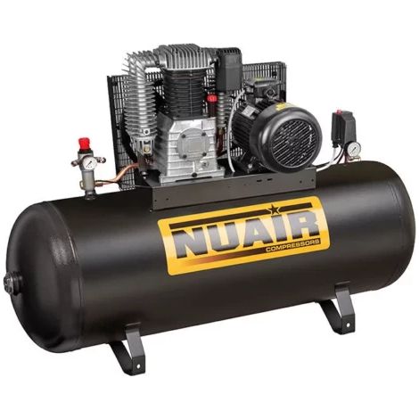 Compresseur d'air à piston cylindre fonte 500 litres 7,5 CV NUAIR (1/3)
