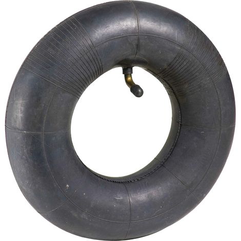 Werka Pro – Chambre à air gonflable 15'' 385x95mm – Caoutchouc noir – Valve courbée avec bouchon de protection – Compatible chariots et diables