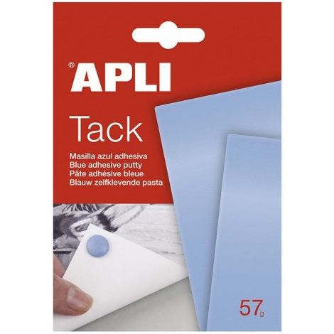 MASILLA ADHESIVA APLI TACK AZUL 57 GR.
