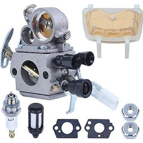 Luftfilter-Kit für Vergaser von Stihl-Kettensägen MS171, MS181, MS211, MS211C, 1139 120 0619, 1139 120 7100, 1139 120 0612 und 1139 120 1602. Ersetzt den Vergaser von Zama (Modell C1Q-S269). (1/5)