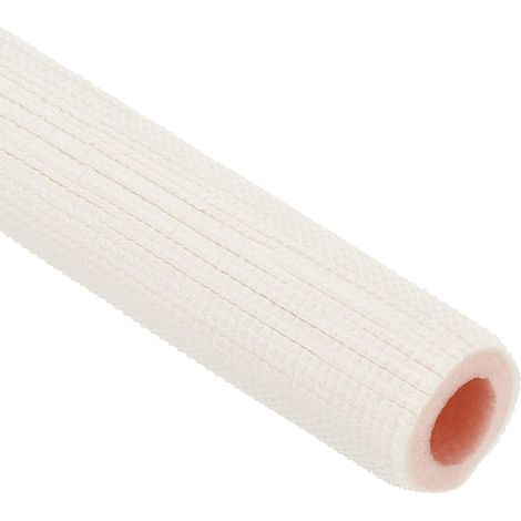 Tube en Mousse D'Isolation de Tuyau 7/8" 9,84 Pi Blanc/Rose (1/5)