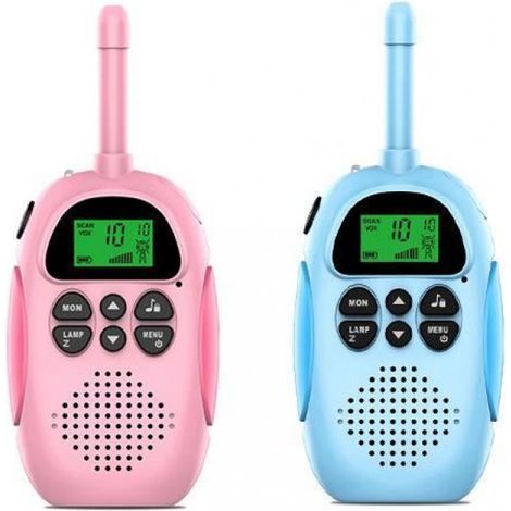 Talkie-walkie - - Modèle pour enfants - 22 canaux - Portée 8 km - Rechargeable USB (1/4)