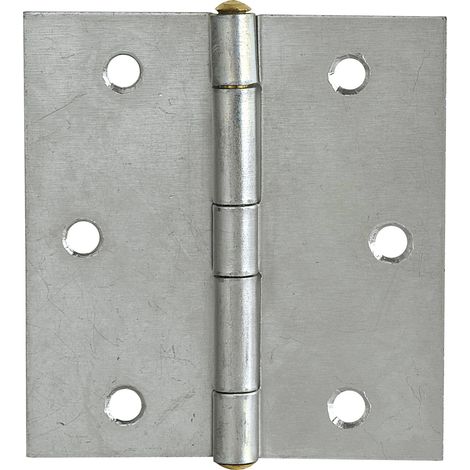 Scharnier DIN 7954 B halbbreit 90 x 63 mm, Stahl verzinkt (1/2)