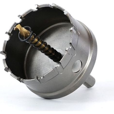 Scie Cloche Bi-métal, 50 mm Carbure TCT en Acier Inoxydable de Qualité Industrielle, Scie Trépan Alliage Métallique en Acier à Grande Vitesse pour Métal,Alliage Aluminium,Plastique,Bois (1/5)