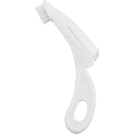 Brosse à dents à doigts pour chien, poils en Nylon, soins bucco-dentaires pour animaux de compagnie, Kit de gencives pour chiens et chats, blanc (1/5)