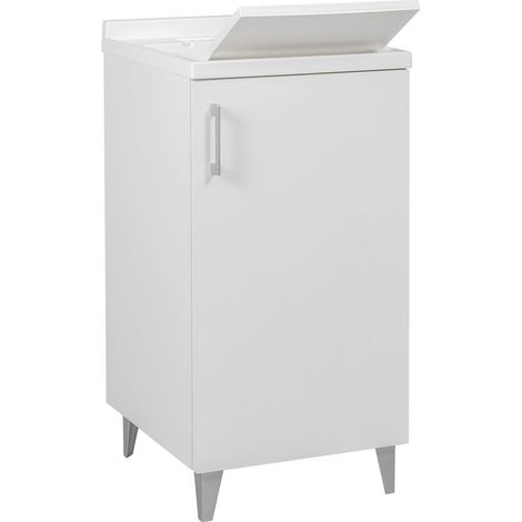 MOBILE LAVATOIO ANTA SINGOLA 'WOODY TOP' cm 45 x 50 x h.87  - TRIOPLAST