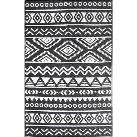 Maison Exclusive - Outdoor-Teppich ARAKIL Schwarz 190x290 cm PP (1/5)