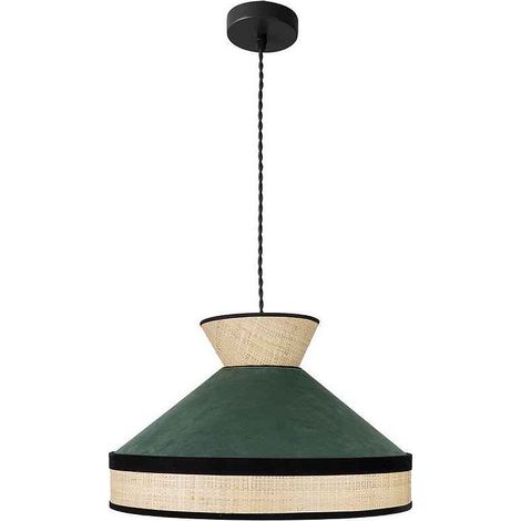 FABRILAMP AKUNADECOR Lampada a sospensione FABRILAMP Modello a soffitto Fabrizio Di colore verde (1/2)