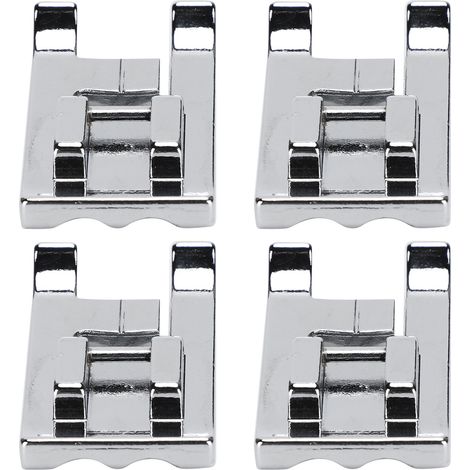 Lot de 4 pieds-de-biche ronds multifonctionnels pour accessoires de machines à coudre domestiques (1/5)