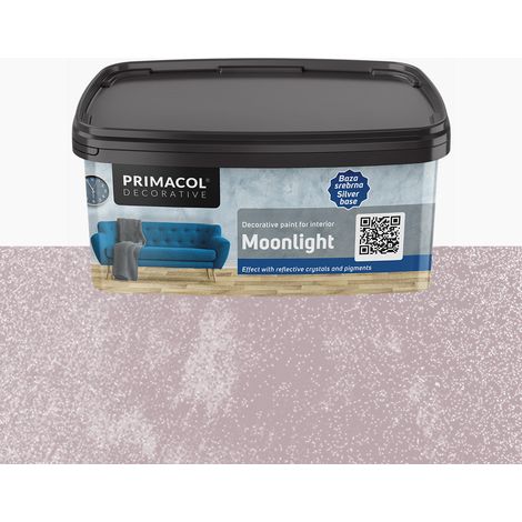 Primacol Moonlight Peinture Décorative Effet Lunaire Intérieure – D19 Base Argentée (1/2)