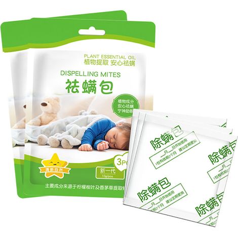 Lot anti-acariens naturel 3 pièces, extrait de plantes, contrôleur d'acariens, nettoyant pour maison de chien et animal (1/5)