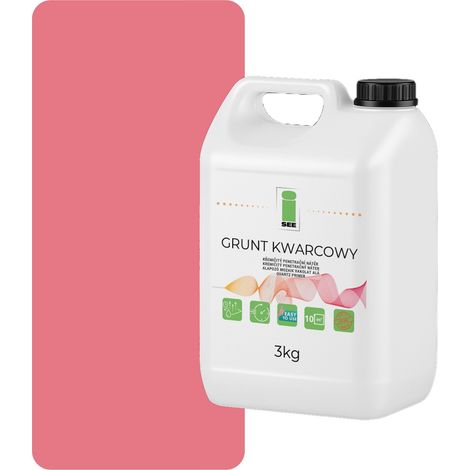 Imprimación de cuarzo para yeso de silicona, para hormigón arquitectónico, 3 kg, rosa, H3631 (1/5)