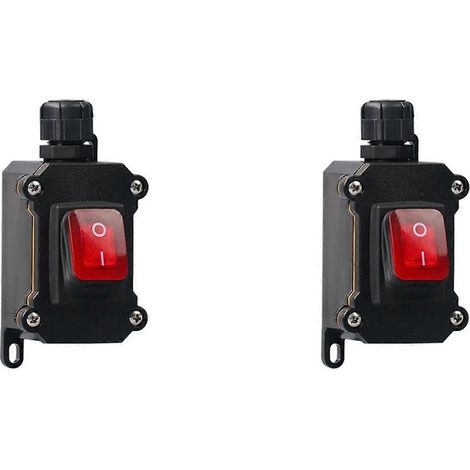 interrupteurs à bascule étanches IP68 pour bateau, 12-24 V, 30 A, avec bouton marche/arrêt et témoin lumineux LED. (1/5)