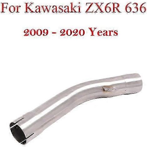 Sistema De Escape Para Motocicleta, Silenciador Medio De 51mm Para Kawasaki Zx6r 636 Zx600 Zx-6r 2004 - 2021( 2009-2020) (1/5)