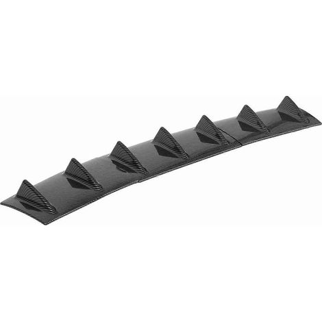 Stück universeller schwarzer Heckspoiler mit Haifischflossenform für Chassis-Diffusoren