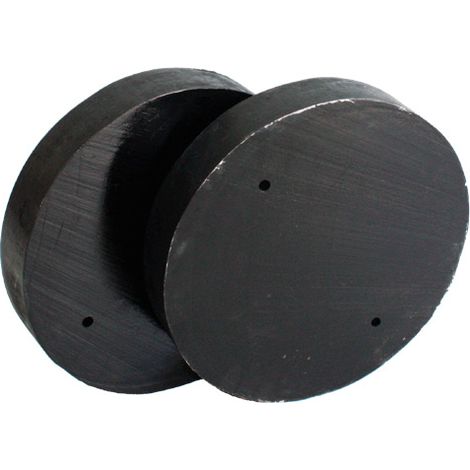 Bricoferr Contrepoids pour roues de motobineuse - 30 kg (1/2)