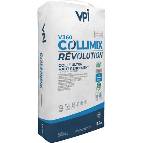 Colle VPI Collimix Révolution V360 ultra haut rendement 12,5 kg – Pour pose de nattes d’étanchéité – Sac pratique avec poignée intégrée (1/5)