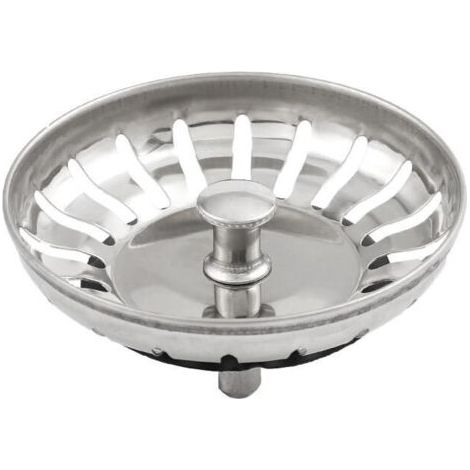 Lot de 2 Bouchon Evier Cuisine 80mm – en Acier Inoxydable 304 SS Anti-Corrosion pour Bonde Evier 80mm - Filtre, Crépine Cuisine Meilleur pour Vidange et Antiblocage (1/5)