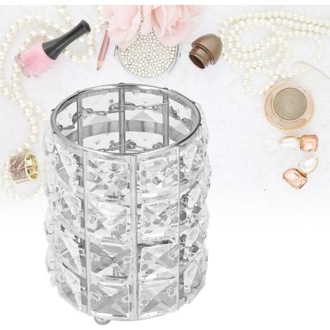 Hochzeitskerzenständer, Kosmetikbox, handgefertigter Artikel, Unterschriftentisch, dekorativer Stiftehalter, Silber (1/5)