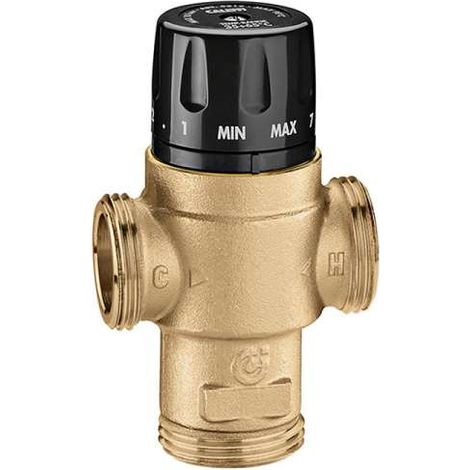 Caleffi Thermomischer 1'' AG DN 20 Brauchwassermischer thermostatisch 30 bis 65 C° 521901