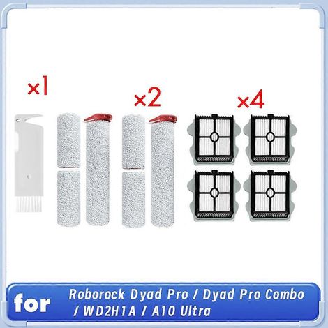 Accessoires pour aspirateur Roborock Dyad Pro / Dyad Pro Combo / WD2H1A / A10 Ultra : brosse principale et filtres (1/5)