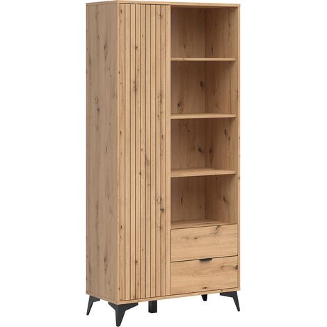 Librería 2 cajones 1 puerta Madera de Mao (1/3)