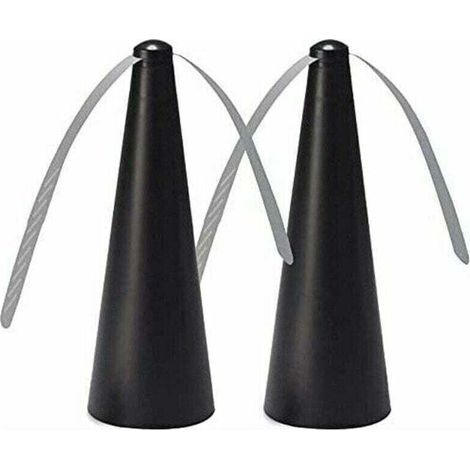 2pc Mouches et moustiques repoussent Les Ventilateurs d'insectes Gardez Les Mouches et Les Insectes Loin de la Nourriture sans Utiliser de Produits Chimiques Profitez de Vos Repas à l'extérieur (1/4)