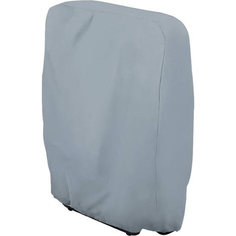 Housse De Protection Pour Chaise Longue Pliante, Housse Transat Jardin Anti-Poussière, Imperméable, Anti-Uv, Housse Relax Jardin 210d Oxford Pour Fauteuil Relax, W71×H110cm (Gris) (1/5)