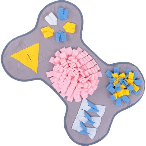Tapis de détection olfactive pour animaux de compagnie, tapis d'alimentation interactif pour l'éducation et la gestion du stress chez le chien (1/5)