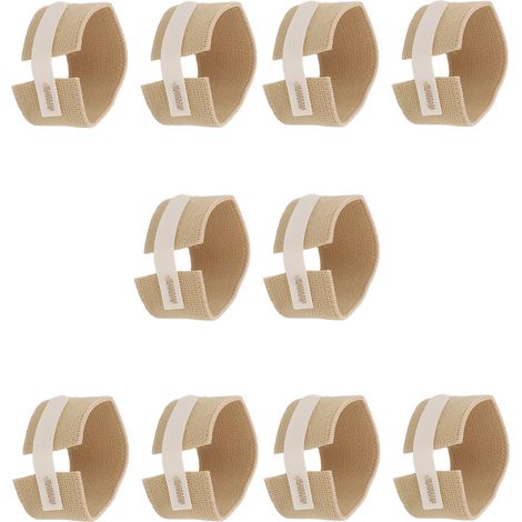 10 attaches ajustables pour poches à urines, avec fermeture auto-agrippante, lot de 10 bandes de fixation médicale. (1/5)