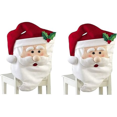pre Nol Housses De Chaise De Salle Manger, Dcoration De Nol Housse De Sige Repas Couvertures De Chaise Dcoration Dner De Nol Xmas Party (45 70c (1/4)