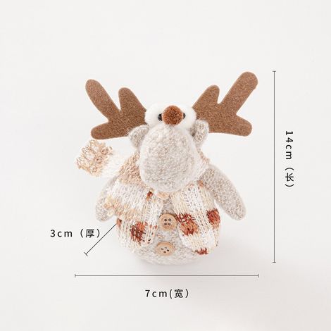 Weihnachtsdekorationen, Schneemannfiguren, Puppen, Strickpuppen, Weihnachtsmannmützen, Fensterdekorationen, Weihnachtsbäume