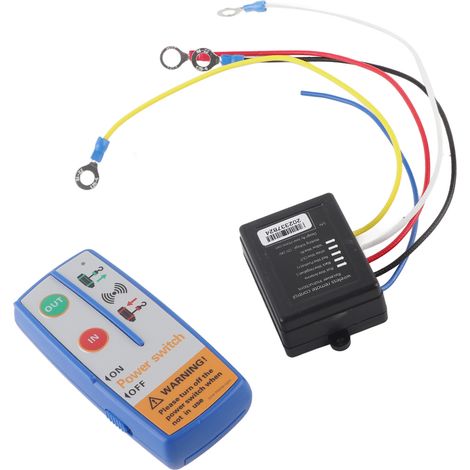 Kit émetteur-récepteur de télécommande sans fil pour treuil électrique 12 V pour camion, VTT et SUV (1/5)