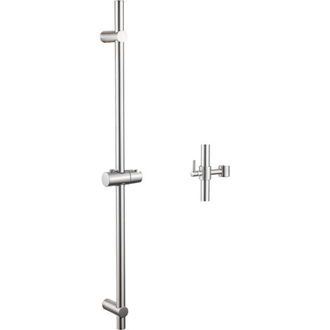 FugaFlow Eccelente Sobrado Barre de coulisse - 90cm - coulisse - Acier inoxydable brossé