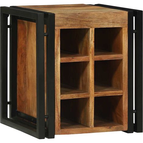 Étagère à vin 35 x 35 x 39 cm Bois d'Acacia Massif (1/5)