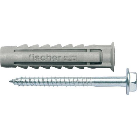 Fischer blister 6 unità Tappo nylon SX + vite 12x60mm