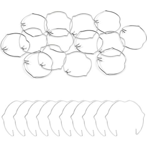 48 Pieces Lamp Spring Mounting Rings for GU10 MR16 Spot Light Spring Retaining Ring Clips for LED Halogen Bulb or Recessed Spotlight Silver (1/5)