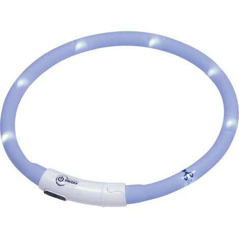 Nobby LED Leuchthalsband Puppy hellblau Leucht-/ Sicherheitshalsband