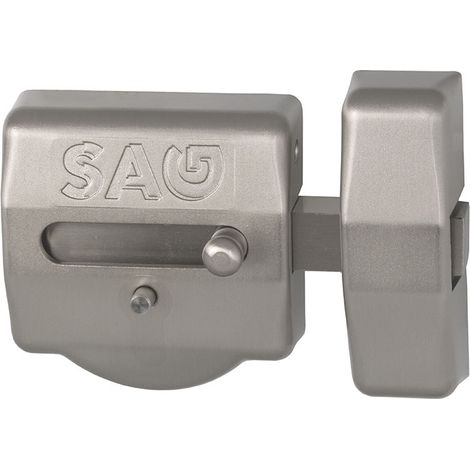 Cerrojo CSI con Llave Exterior Níquel Satinado SAG
