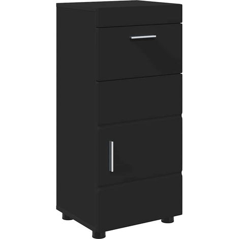 Ensemble de Meubles de Salle de Bain avec tiroir TULUM Noir CFW667824 (1/5)