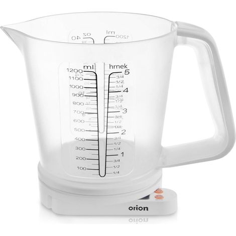 Bilancia da cucina con misurino 5 kg, 1,2 l (1/5)