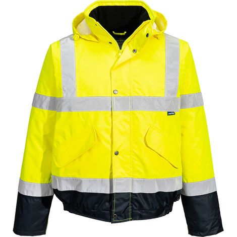 Giacca Hv Bicolore - Taglia 5xl - Giallo/blu navy - Portwest