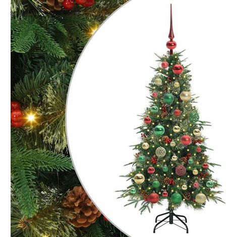 Sapin de Noël artificiel, à branches mobiles, vert, 120 cm (1/5)