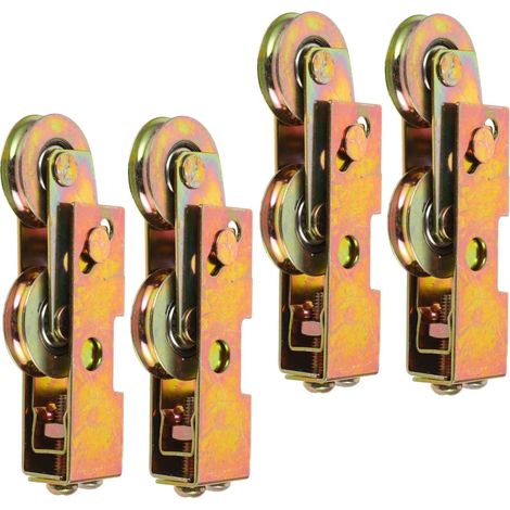 Lot de 4 roulettes pour porte coulissante roulettes pour (1/5)